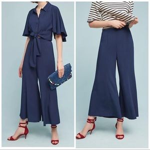 Maeve canna wide leg Anthropologie Blue